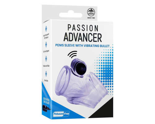 Прозрачная насадка на член Passion Advancer
