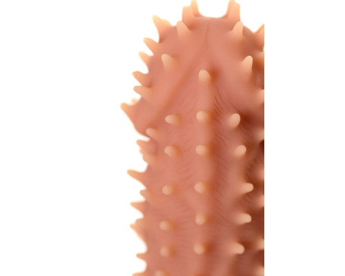 Насадка на фаллос с шипами Extreme Sleeve 007 M-size - 14,7 см.