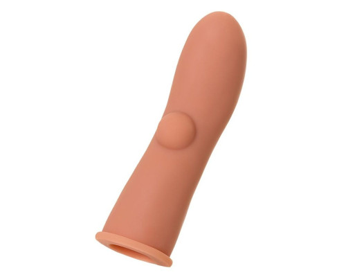 Насадка на фаллос с имитацией пирсинга Extreme Sleeve 001 M-size - 14,7 см.