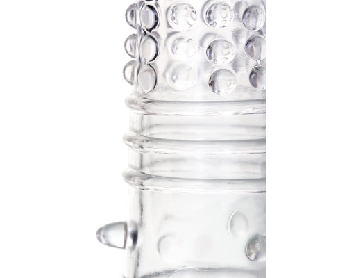 Прозрачная закрытая насадка на пенис TOYFA A-Toys - 14,7 см.