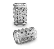 Прозрачная насадка с капельками STAY HARD COCK SLEEVE 05 CLEAR