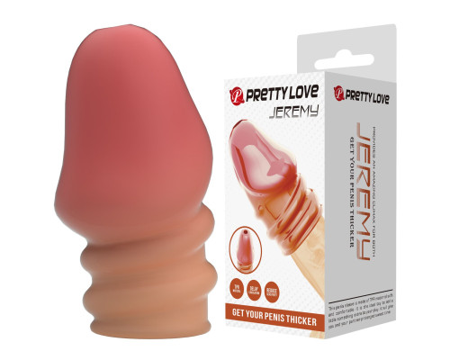 Телесная насадка на пенис Jeremy - 7 см.