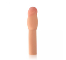 Телесная насадка для увеличения члена - 20 см.