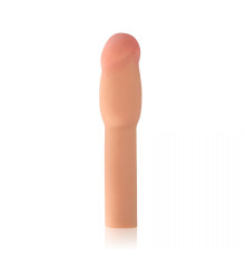 Телесная насадка для увеличения члена - 20 см.