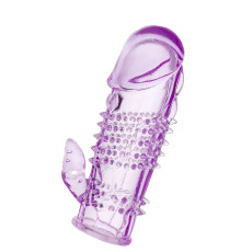 Фиолетовая насадка с коготком и шипами - 13 см.