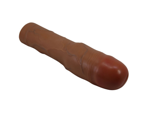 Коричневая насадка на пенис Kylian - 20,5 см.
