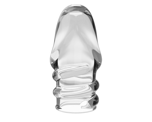 Прозрачная утолщающая насадка на пенис Jeremy - 7 см.