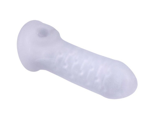 Тонкая насадка-удлинитель с подхватом мошонки Jacked Up