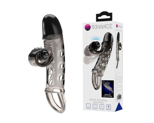 Дымчатая вибронасадка на пенис Mind-blowing Miracles