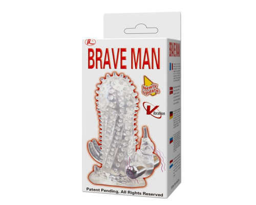 Насадка-удлинитель с пупырышками, усиками и вибрацией