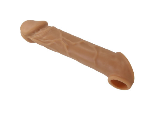 Телесная насадка на пенис Lionel - 20,5 см.