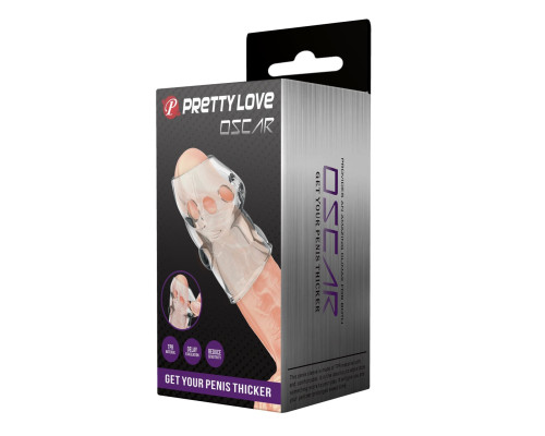 Прозрачная насадка на пенис Oscar