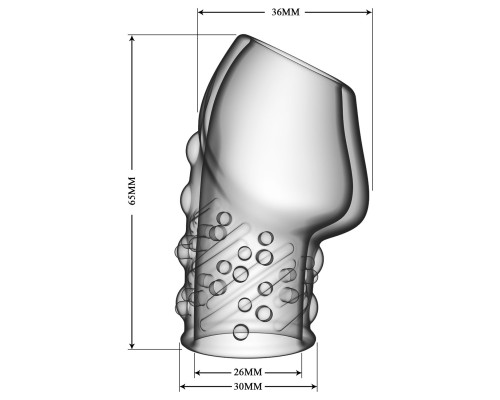 Прозрачная насадка на пенис Matias