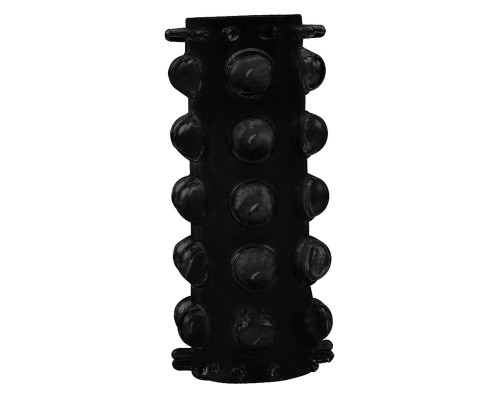 Набор из 7 черных насадок PENIS SLEEVES SET