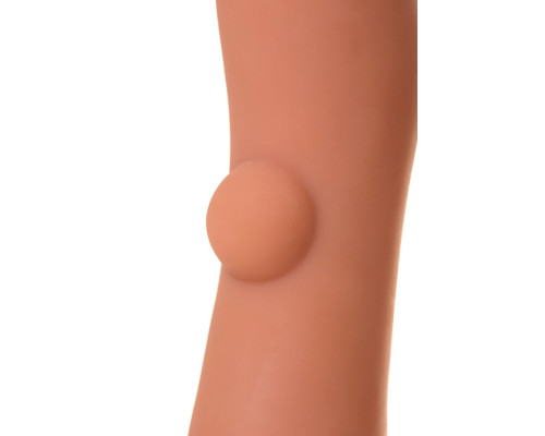 Насадка на фаллос с имитацией пирсинга Extreme Sleeve 001 S-size - 12,7 см.