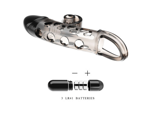 Дымчатая вибронасадка на пенис Mind-blowing Miracles