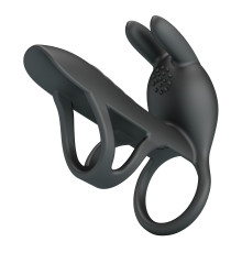 Черная стимулирующая насадка на пенис Matty