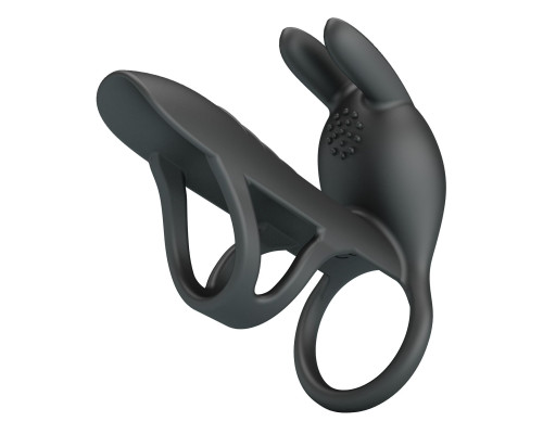 Черная стимулирующая насадка на пенис Matty