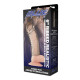 Дымчатая насадка-удлинитель Ribbed Realistic Penis Enhancing Sleeve Extension - 15,2 см.