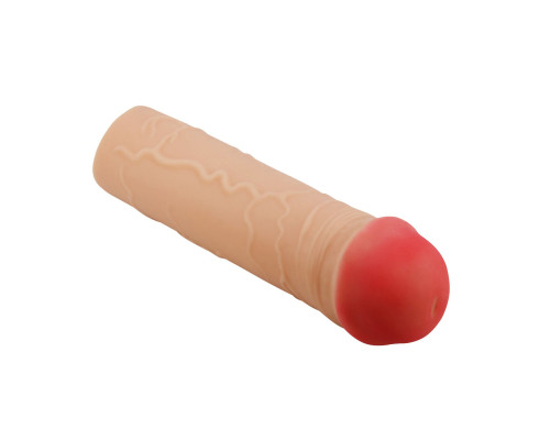 Телесная насадка-удлинитель на пенис Nile - 16,5 см.