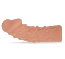 Насадка фаллического вида с венками и шишечками Extreme Sleeve 006 M-size - 14,7 см.