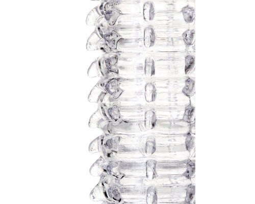 Прозрачная закрытая насадка на пенис TOYFA A-Toys - 15,2 см.