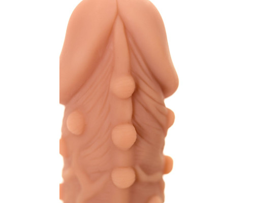 Насадка фаллического вида с венками и шишечками Extreme Sleeve 006 S-size - 12,7 см.