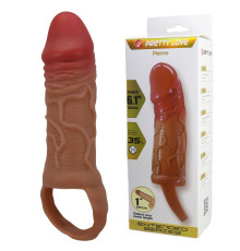 Реалистичная насадка на член Peirre - 15,5 см.