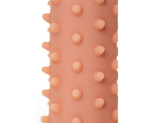 Насадка на фаллос с шипами и бугорками Extreme Sleeve 003 S-size - 12,7 см.