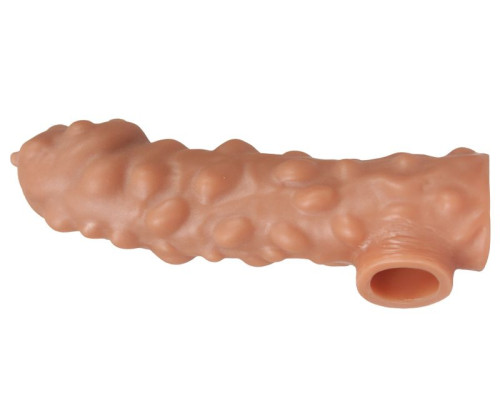 Насадка на фаллос с крупными бугорками EXTREME SLEEVE - 15,6 см.