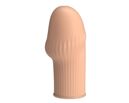 Телесная насадка на пенис Huel - 9 см.