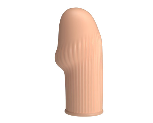 Телесная насадка на пенис Huel - 9 см.