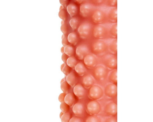 Реалистичная насадка на пенис с бугорками - 16,5 см.