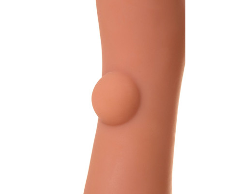 Насадка на фаллос с имитацией пирсинга Extreme Sleeve 001 M-size - 14,7 см.