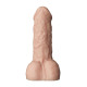Телесный фаллоудлинитель с мошонкой Cock Next - 19 см.