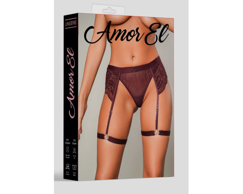 Женские трусики со съемными бусинами и поясом с гартерами