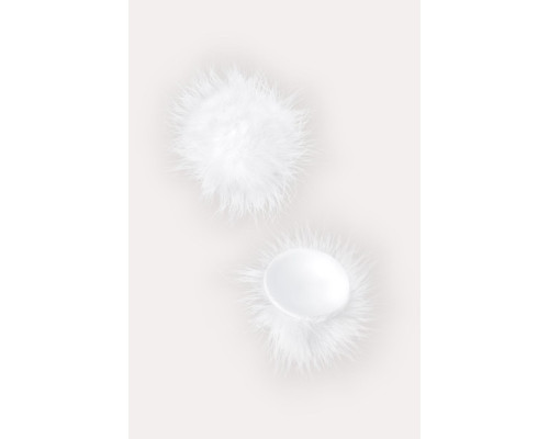 Соблазнительные круглые пэстис с пухом