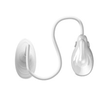 Белая помпа для клитора с вибрацией Passionate Lover