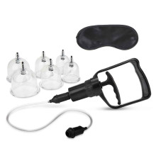 Набор из 6 вакуумных банок с насосом Erotic Suction Cupping Set