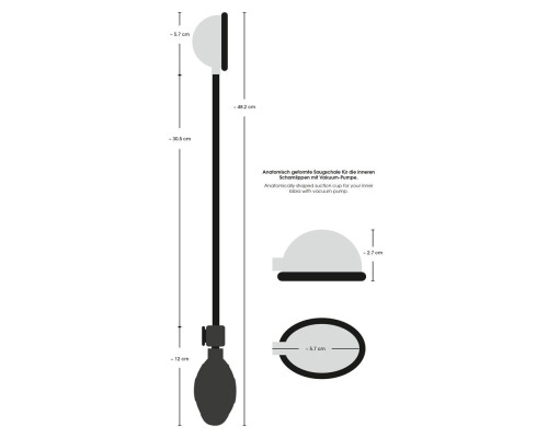 Женская помпа для клитора и половых губ Pussy Sucker