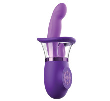 Фиолетовая помпа-вибратор Ultimate Pleasure Pro Plus