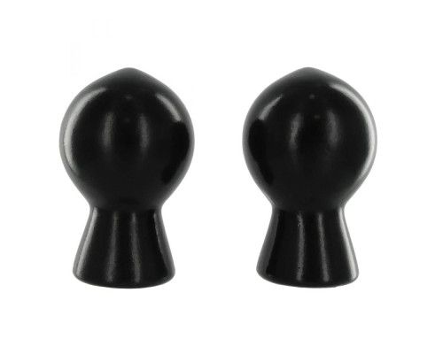 Черные присоски для сосков Size Matters Nipple Boosters