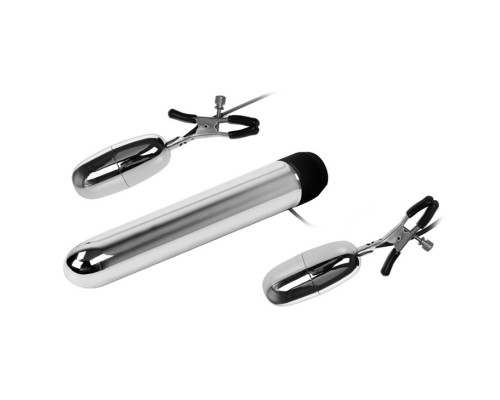 Набор из вибратора и вибростимуляторов для груди