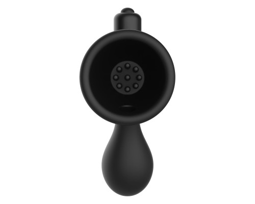 Черные вибронакладки для сосков VIBRATING NIPPLE TEASERS