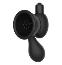 Черные вибронакладки для сосков VIBRATING NIPPLE TEASERS