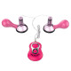 Розовые присоски-вибромассажеры для сосков