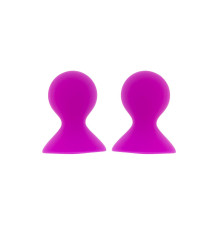 Ярко-розовые помпы для сосков LIT-UP NIPPLE SUCKERS LARGE PINK