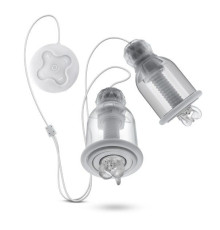 Прозрачные вибронасадки на соски со сменными колпачками Titillator