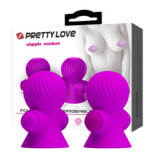 Лиловые перезаряжаемые вибростимуляторы для груди