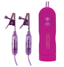 Многоскоскоростные виброзажимы для сосков Remote Control Vibrating Nipple Clips